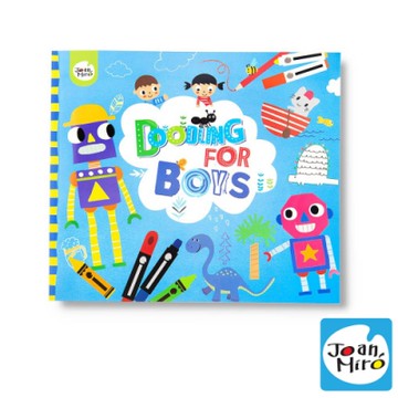 (福利品出清)【JoanMiro 原創美玩】兒童塗鴉本-男孩版 JM08886