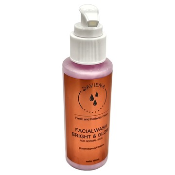 Daviena 黃金洗面乳 溫和清潔 深層毛孔 提亮膚色 平衡油脂 適合各種膚質  100ml  1瓶