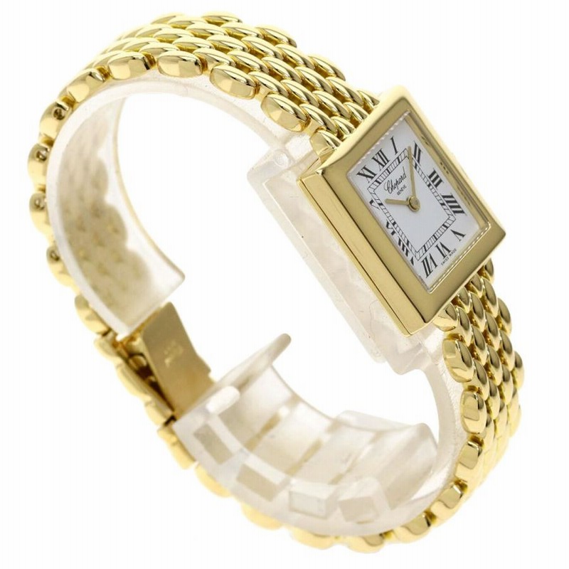 Chopard ショパール クラシック スクエア 腕時計 K18イエロー