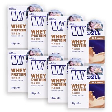 【箱購】義美生醫 乳清蛋白飲-奶茶(35g/10包) x8盒