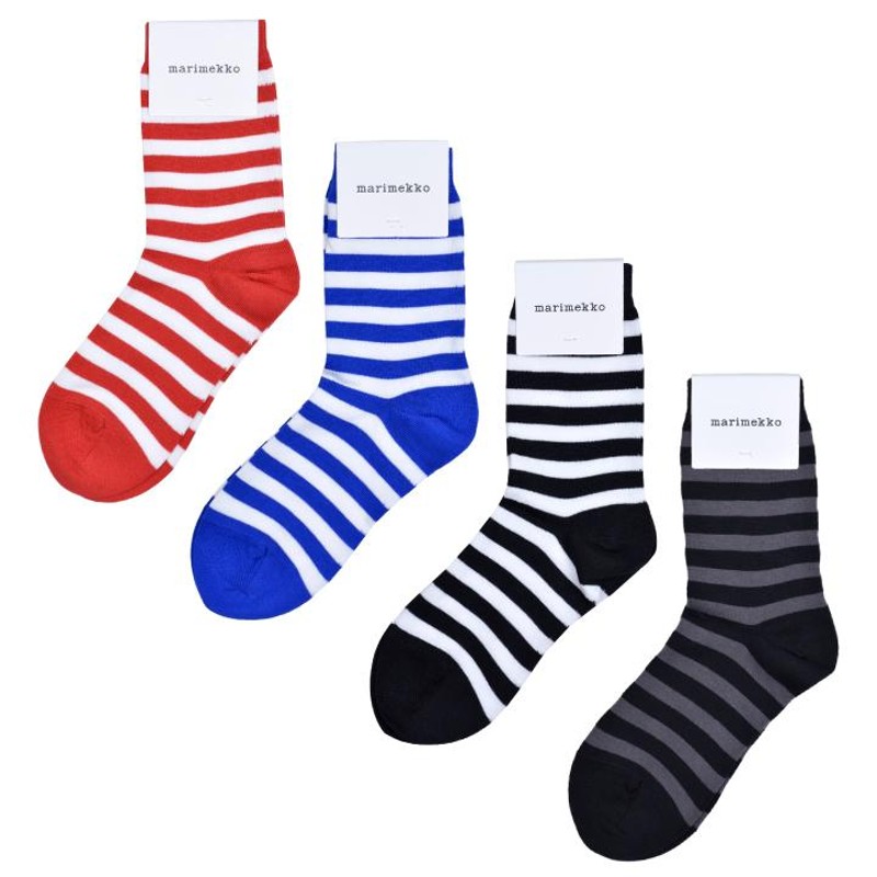 マリメッコ marimekko ライツ ソックス RAITSU SOCKS 03520 靴下 ...