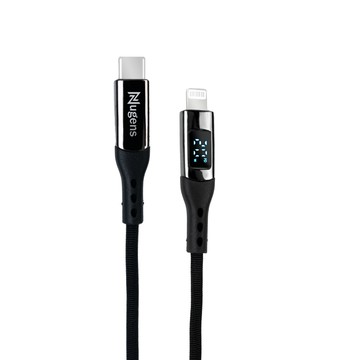 Nugens C to Lightning 功率顯示PD快充傳輸線