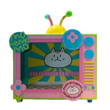 多巴胺電視機貓窩 貓抓板