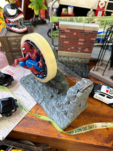 マーベル　スパイダーマン　テープディスペンサー ■ アメリカン雑貨 アメリカ雑貨 テープカッター