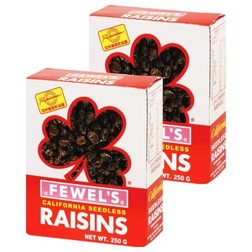 FEWEL'S 三葉加州無籽葡萄乾 250g 香甜好滋味  2盒