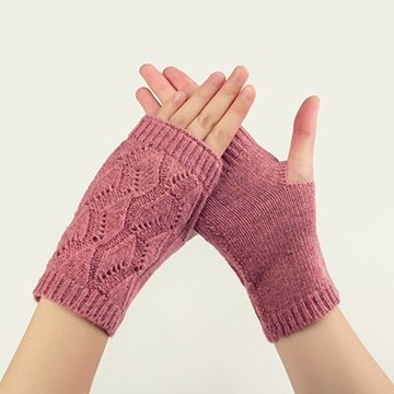 現貨+預購 羊毛手套針織手套-保暖菱形麻花男女手套情人節生日聖誕節交換禮物4色73or7【獨家進口】【米蘭精品】