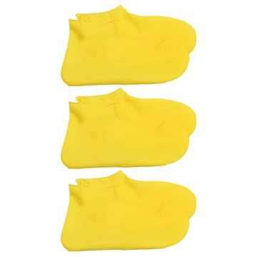 乳膠雨鞋套 防水防滑防風防雪 輕巧可折疊  黃色  L(41~45碼)