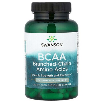 Swanson, BCAA 鋅鎂素運動修復補充劑，100 粒膠囊