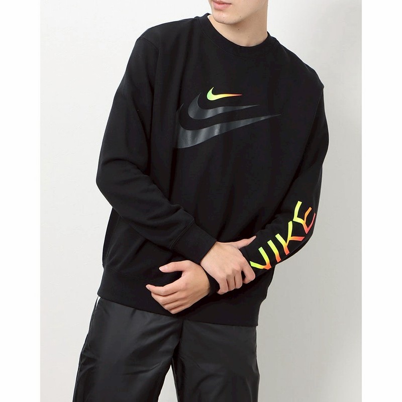 ナイキ Nike メンズ スウェットトレーナー ナイキ Nsw Ft Gpsrn L S クルー Dq ブラック 通販 Lineポイント最大5 0 Get Lineショッピング