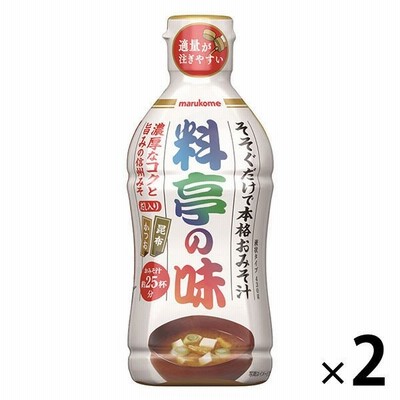 マルコメマルコメ 液みそ 料亭の味 430g 2本