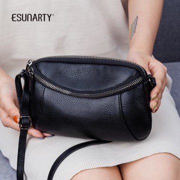 真皮女包2024夏季新款小包包單肩斜挎包小方包時尚百搭可放手機包