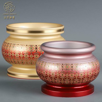 純銅供佛家用室內插香燒香爐供奉檀香爐供關公財神供神香爐碗