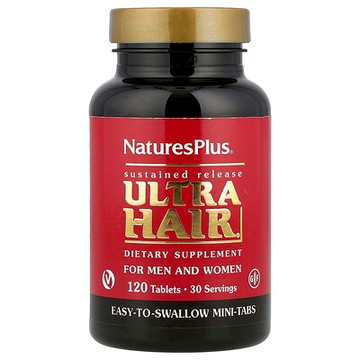 NaturesPlus, Ultra Hair®，男女適用，120 片
