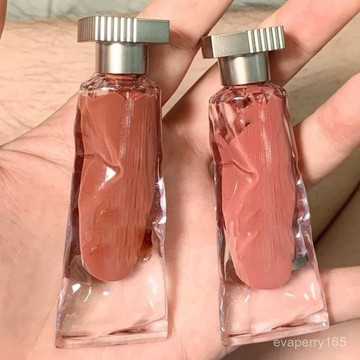 ✦限時瘋搶✦透明ins風冰塊脣泥輕歐風裸色粉紫脣釉高級感學生口紅顯白不掉色