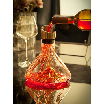 CKW 水晶高端冰山紅酒醒酒器快速分酒家用酒杯套裝高級感酒具