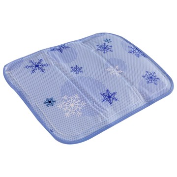 SANKi 三貴 3D網固態凝膠冰涼枕坐墊  雪花紫  40 x 30cm  涼感墊