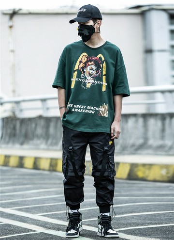 Kaisha 黑色慢跑褲