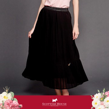 【Scottish House】 變化壓摺雪紗裙 (CGT22165)