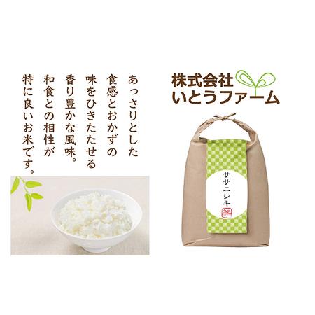 ふるさと納税 いとうファームの令和5年産「ササニシキ」15kg 宮城県涌谷町