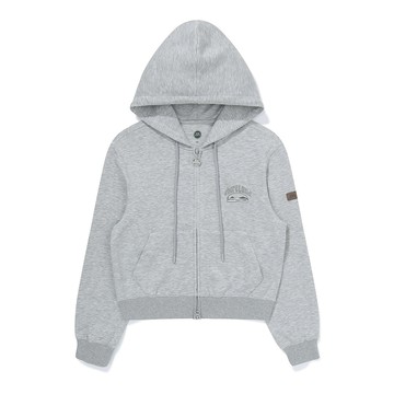 BBC EARTH 女 Graphic Zip-Up Hoodie 連帽外套 M/GREY BEFMZAQ01140