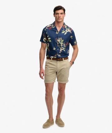 Superdry Men's Utility Chino Shorts Beige Size: 32