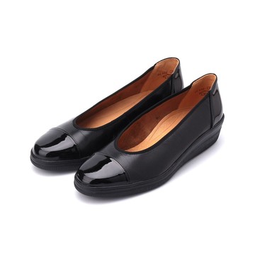 德國 GABOR 拼接船台鞋 黑 06.402.37 女鞋