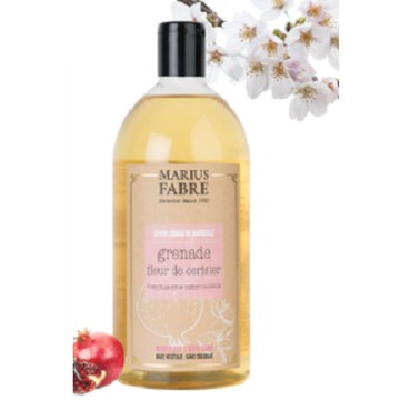 【Simple Zone】法鉑馬賽肥皂-天然草本櫻花與石榴液體皂1000ML