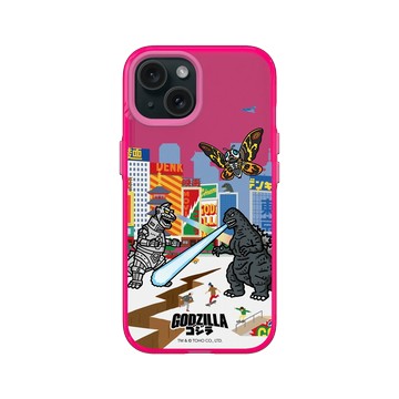 iPhone 15 Clear 粉漾桃 - 哥吉拉 Godzilla - 哥吉拉世界