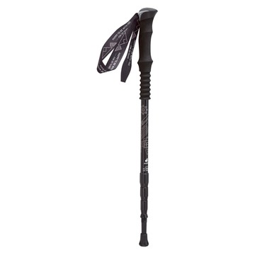 deuter 直把碳纖維四節旋轉避震登山杖 DE-WSEE06N  黑色  1個  57~125cm