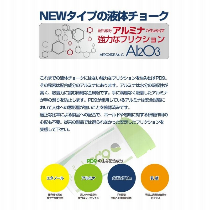 500円引きクーポン】 PD9 クライミング 液体チョーク 詰替え用 300ml