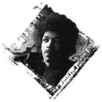 【線上體育】自有品牌T恤 100%純美國棉 搖滾史吉他手 - Jimi Hendrix吉米罕醉克斯 S/M/L
