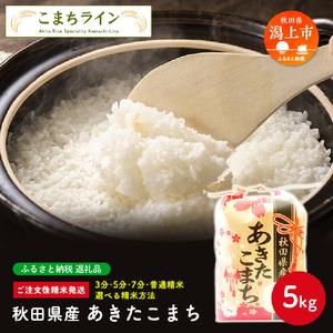 ふるさと納税 令和5年産 秋田県産 あきたこまち5kg 秋田県潟上市