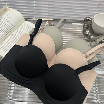 蹦迪也不掉 推薦 半杯內衣女小胸聚攏顯大文胸罩無痕性感漫畫胸