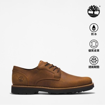 Timberland 男款鐵鏽色皮革防水休閒鞋|A5V11F13
