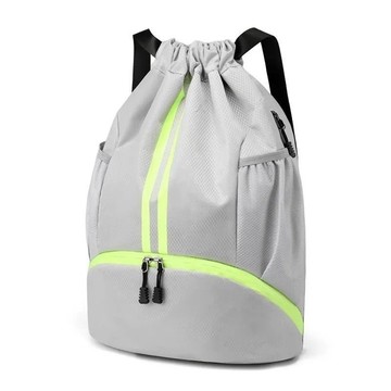 臺灣🚍8H出🉑幹濕分離定製雙肩包戶外底部鞋倉籃球運動背包訓練束口抽繩健身