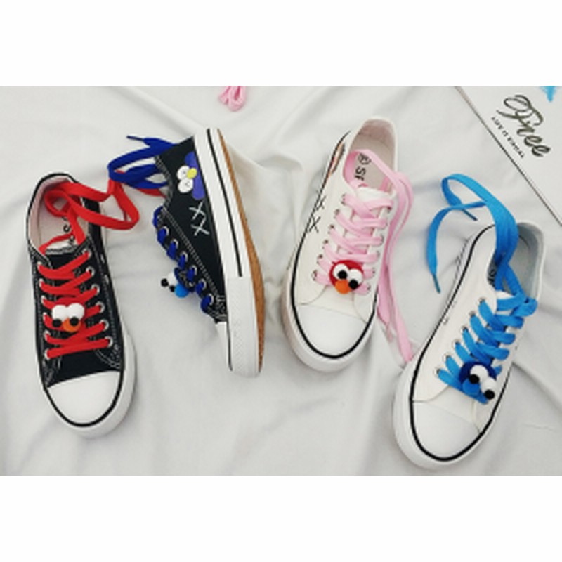セサミストリート スニーカー レディース 厚底 スポーツ ズック レースアップ ウォーキング ローカット 靴 カジュアル ローカ 通販 Lineポイント最大1 0 Get Lineショッピング