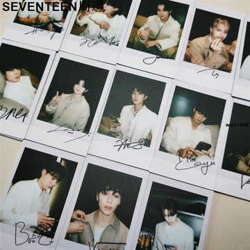 免運 SEVENTEEN周邊 seventeen拍立得小卡新款自印雙面覆膜ins出卡禮物kpop男團小卡