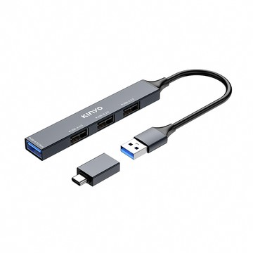 KINYO USB+C超薄多合一集線器 HUB-35