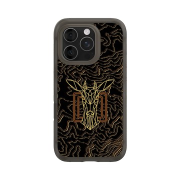 iPhone 16 Pro AirX 本質黑 - 花生騷 WasangShow - DAYA等高線