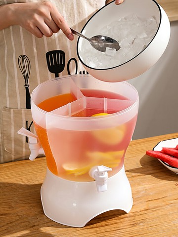 冷水壺自帶龍頭放冰箱的茶壺夏家用耐高溫檸檬水杯壺涼水桶冷泡瓶