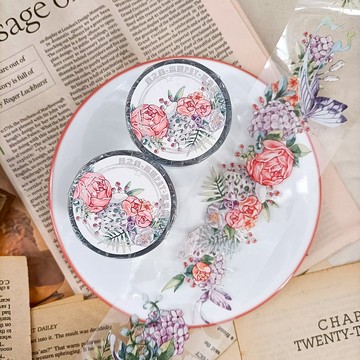 NO.1018 愛之美Love & Flowers / 紙膠帶 Masking Tape