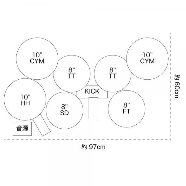 ALESIS(アレシス) NITRO MESH KIT   ドラムスローン イス 