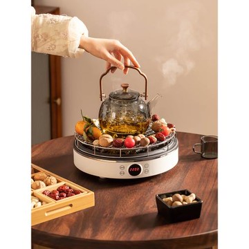 圍爐煮茶家用室內烤茶電爐套裝插電煮茶爐電陶爐全套煮茶器煮茶壺