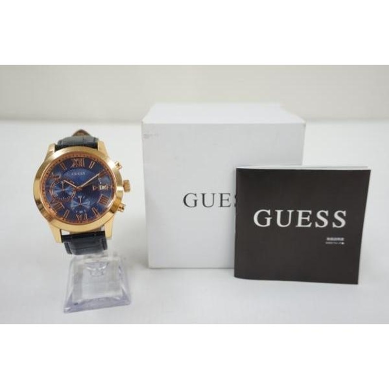 腕時計/ウォッチ》GUESS ゲス W0669G2 ATLAS アトラス クロノグラフ メンズ 腕時計【中古】 | LINEブランドカタログ