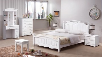 【歐風別館】瑪莎單/雙人床台【基隆至台中免運費】