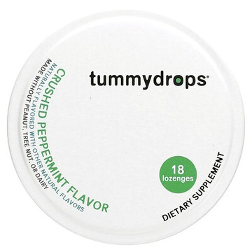 Tummydrops, 壓碎薄荷，18 片