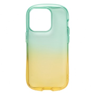 iFace 日本  iPhone 14 Look in Clear Lolly 抗衝擊透色糖果保護殼 - 杏黃森綠色