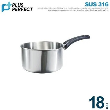 【PERFECT理想】極緻316雪平鍋18CM(無蓋)-台灣製造