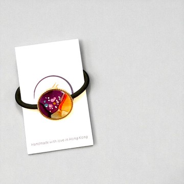 酒精墨水藝術髪圈