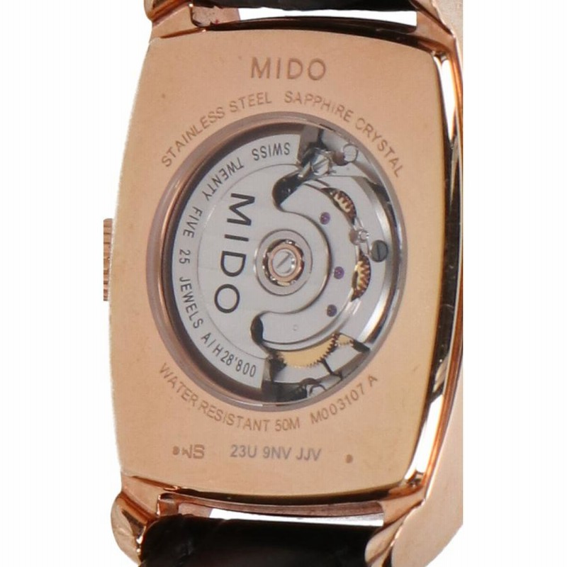 美品 MIDO ミドー M003.107.36.033.00 バロンチェッリ トノー 